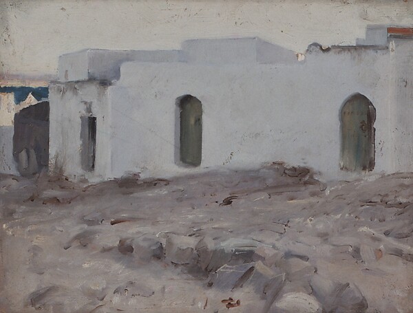 Moorish Buildings on a Cloudy Day